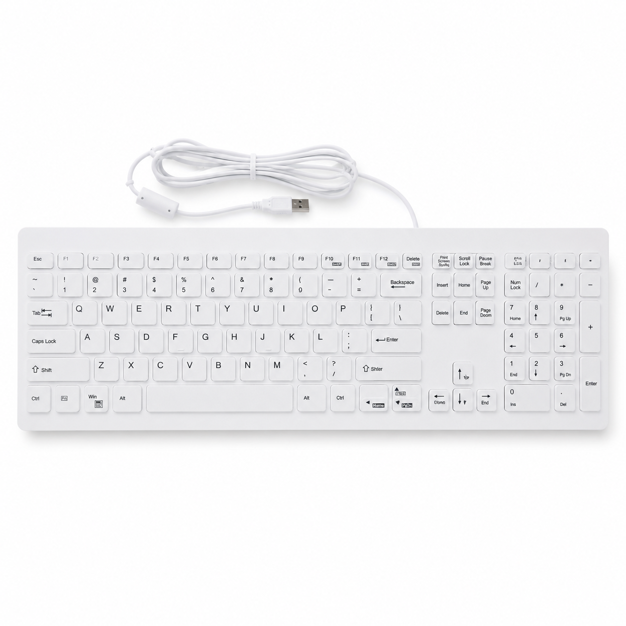 The Medical Grade Keyboard – K104R | IP68 USB or Wireless