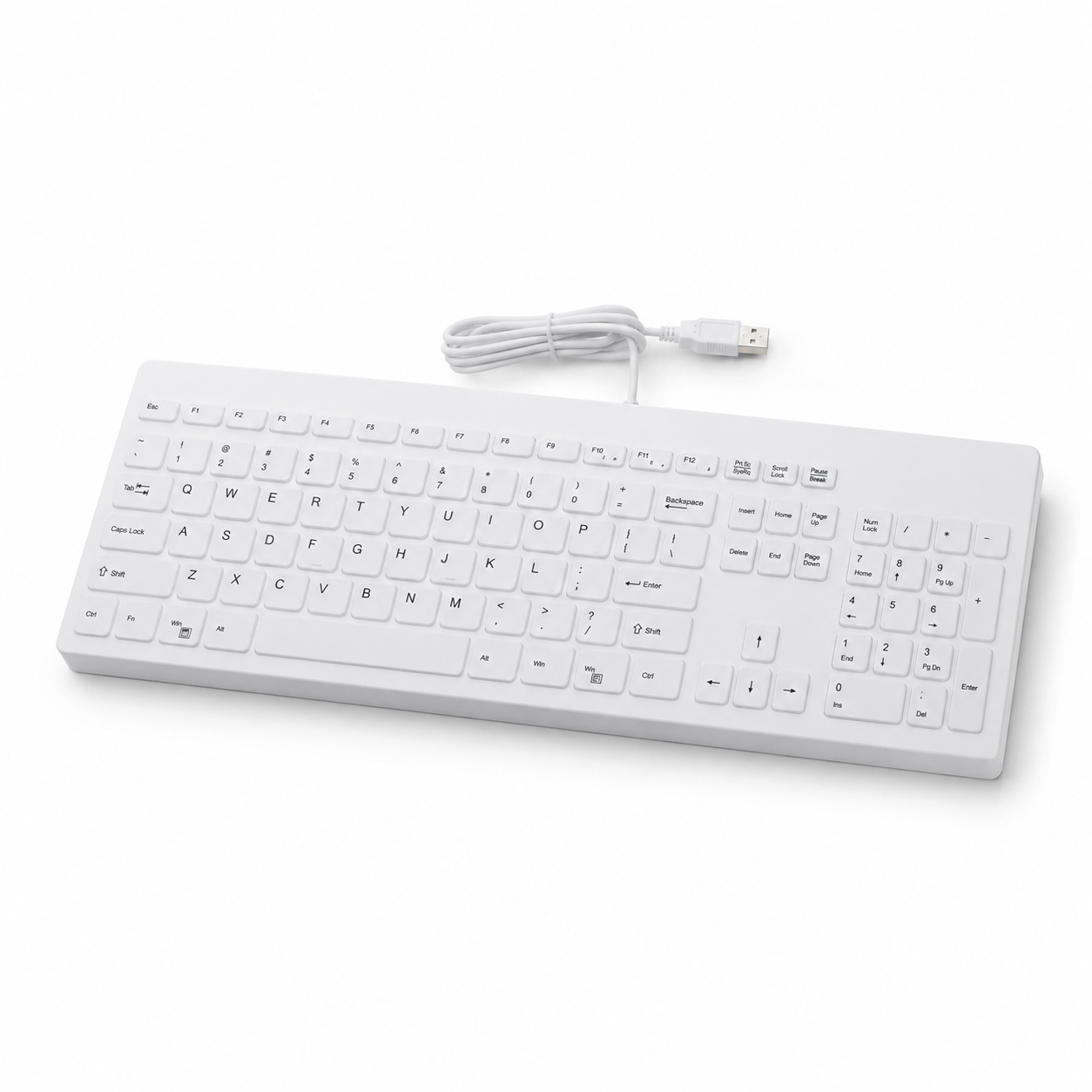 The Medical Grade Keyboard – K104R | IP68 USB or Wireless
