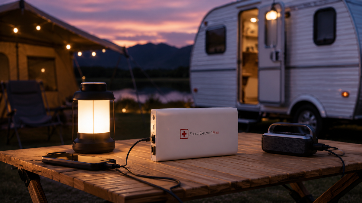 Camping and caravanning portable power