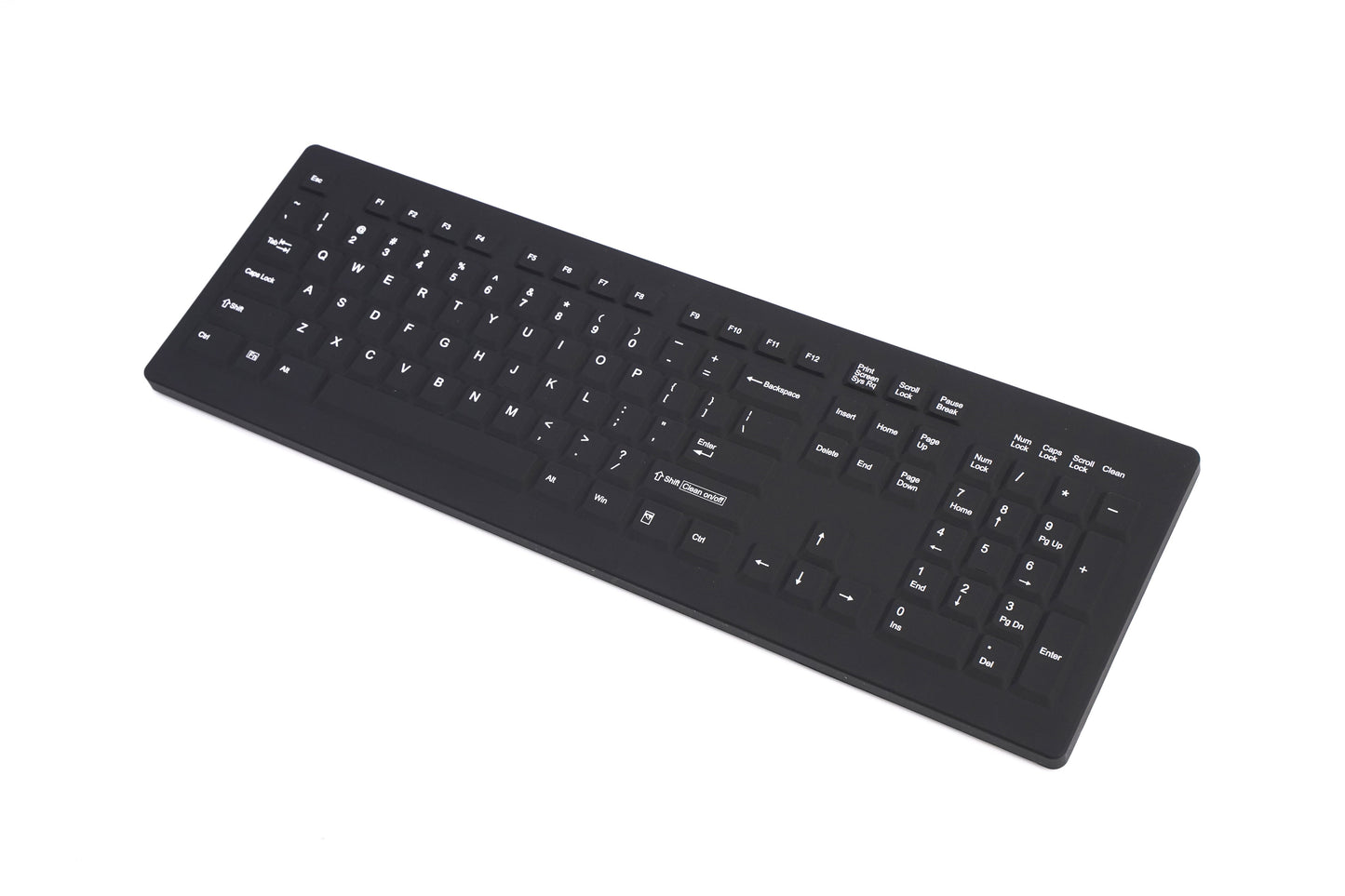 The Medical Grade Keyboard – K104R | IP68 USB or Wireless