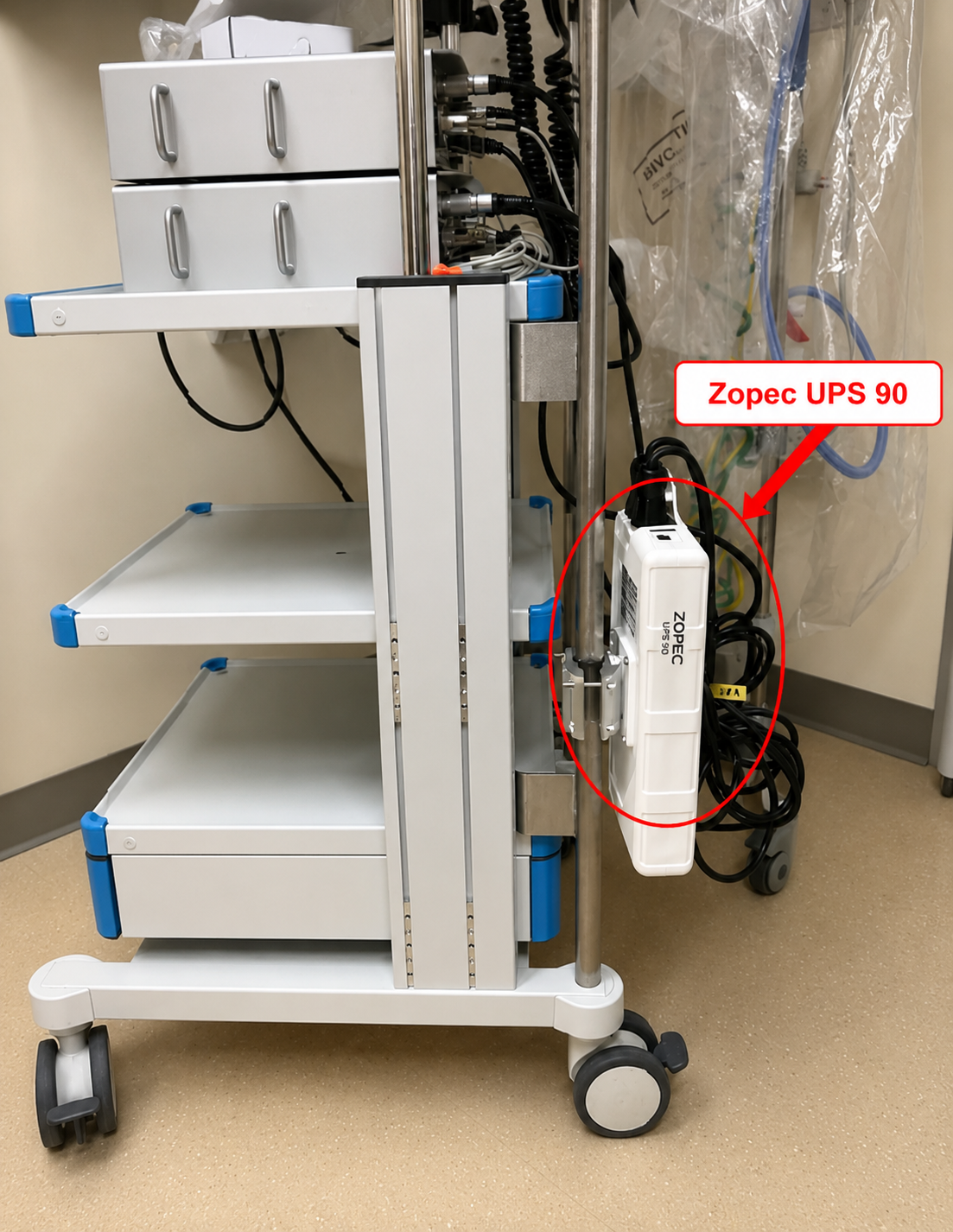OHM Biomedical engineers working with medical equipment